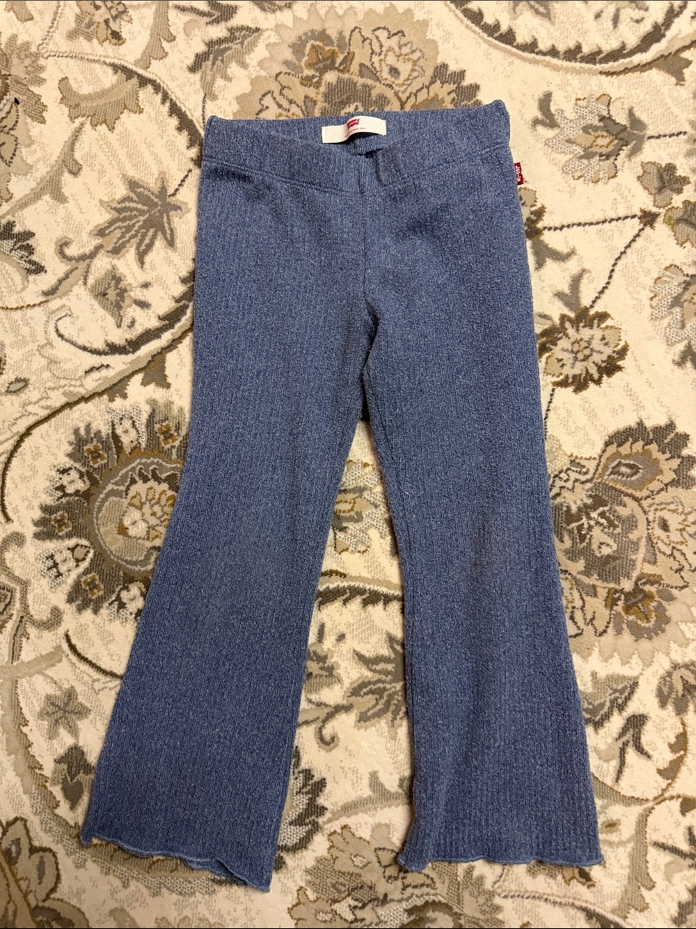 Levi's Blue Knit Flared Kids Pants